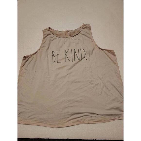 Rae Dunn Tops - Rae Dunn tank be kind size 1x